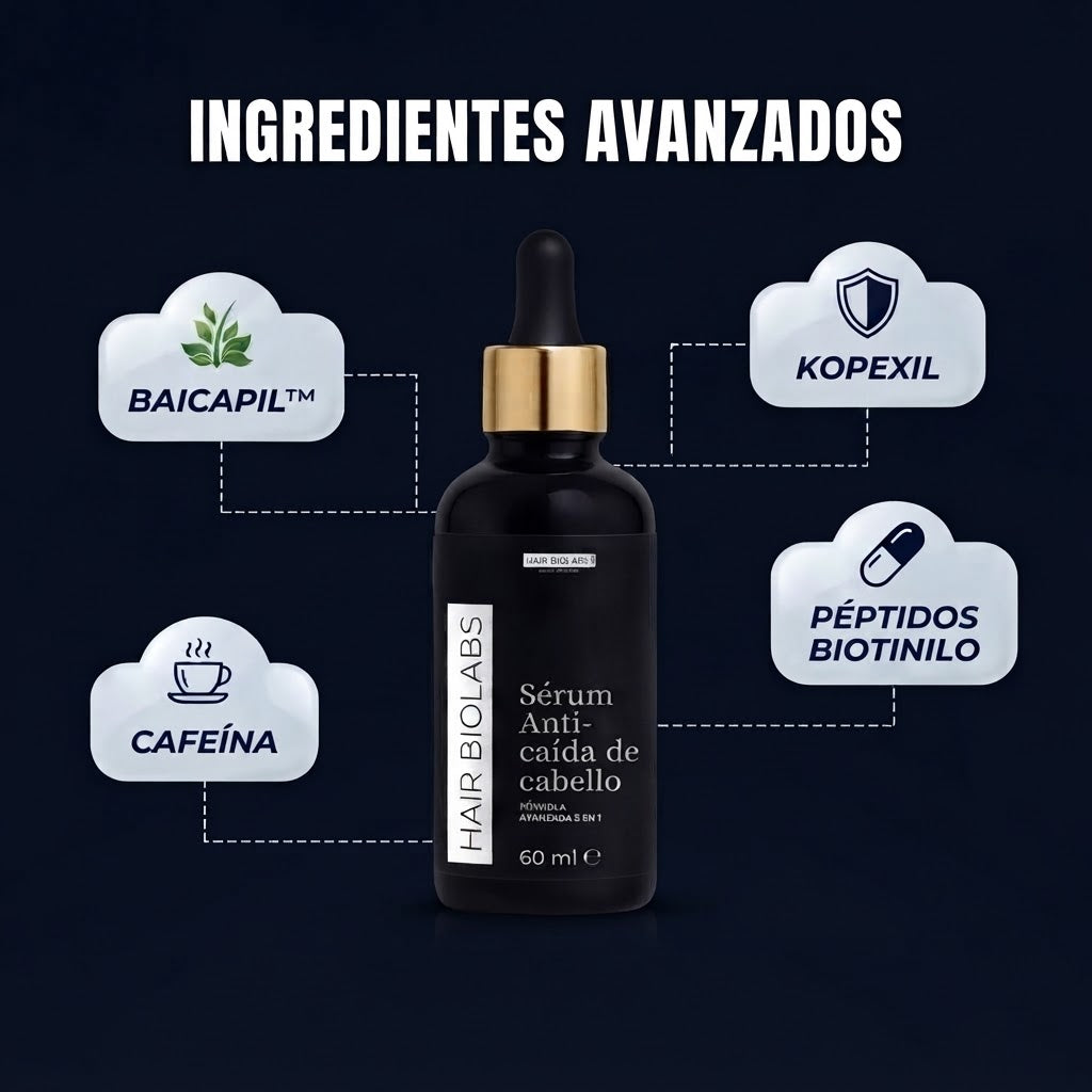 Sérum Anticaída de Triple Acción Para Hombres Y Mujeres | Hair Biolabs™