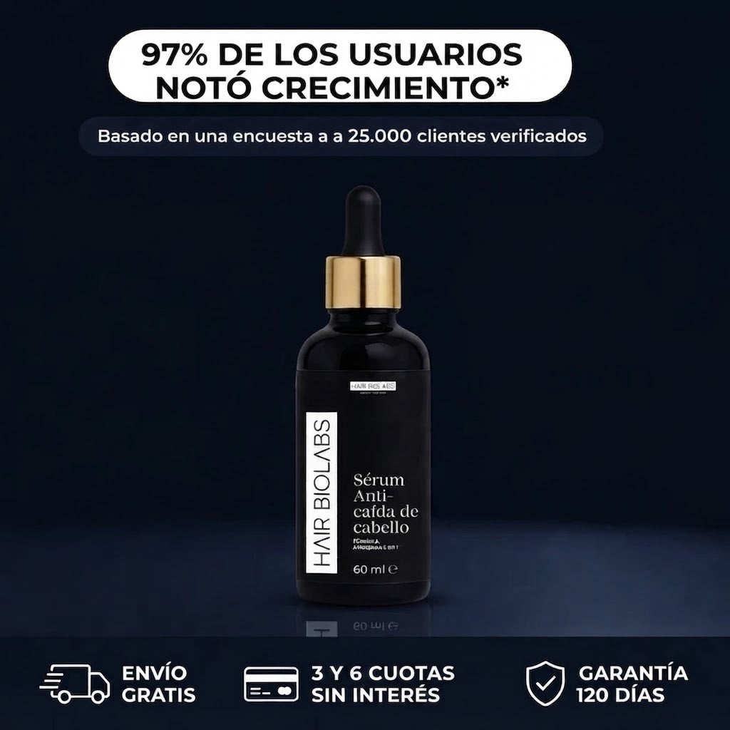 Sérum Anticaída de Triple Acción Para Hombres Y Mujeres | Hair Biolabs™