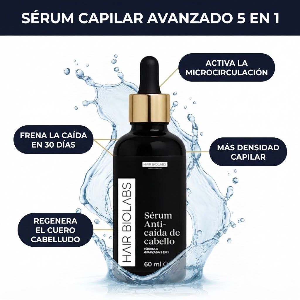Sérum Anticaída de Triple Acción Para Hombres Y Mujeres | Hair Biolabs™